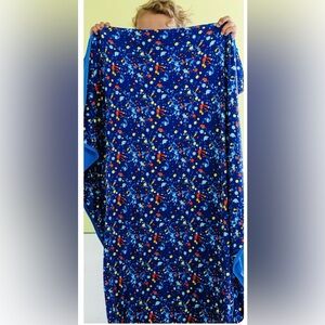 Blue Paint Party Triple-Layer Large Cloud Blanket